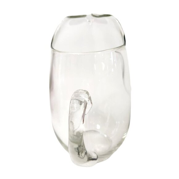 Clear Glass Pitcher 90 oz Large Capacity Jug for Water, Juice, flowers.  10.5 in - Picture 3 of 8